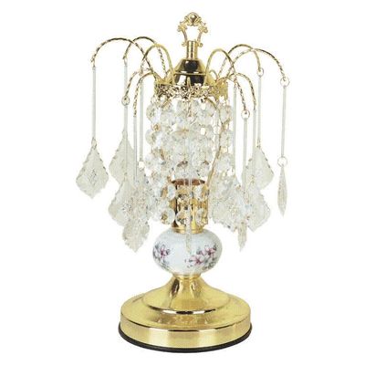 Orc Furniture Antique Inspired Ceramic Touch Accent Lamp - Gold
