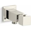 KOHLER K-14791-SN Loure Wall-Mount Handshower Holder, Vibrant Polished Nickel view 1