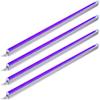 Barrina UV LED Blacklight Bar, 22W 4ft, T5 Integrated Bulb, Black Light Fixture for Blacklight Poster, Halloween Decorations and Christmas Party, Fun Atmosphere with Built-in on, Off Switch (4-Pack) view 1