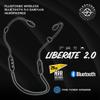 Plugfones Liberate 2.0 Bluetooth Earplug Headphones - Wireless Bluetooth in-Ear Earplug Earbuds - 29 dB Noise Reduction Headphones with Noise Isolating Mic and Controls (Black & Gray) view 2