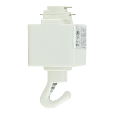 Direct-Lighting H System Track Adapter with Hook H870-WH (White)