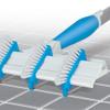 Adjustable Grout Brush - Clean Grout Lines in Half the Time with Built-In Scrapers - Fits Standard Mop Handle Threads view 2