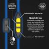 Plugfones Guardian Plus in-Ear Earplug Earbud Hybrid - Noise Reduction in-Ear Headphones with Noise Isolating Mic and Controls (Yellow & Blue) view 4