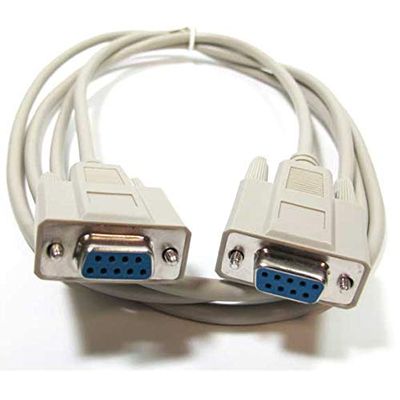 SF Cable, DB9 Female/Female Serial Straight Thru Extension Cable (25 Feet)
