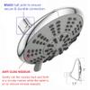 Ana Bath 5-Inch Anti-Clog High Pressure 3-Way LARGE Dual Shower Head with Handheld Spray - 5-Spray Setting/BRASS CONNECTOR/5 Ft Stainless Steel Hose/All Chrome (SS5450CCP) view 3