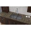 Elkay ELUH3220 Gourmet Double Basin Under Mount Kitchen Sink, 31-1/4" x 20" x 7-7/8", Stainless Steel view 4