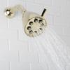 Speakman S-2251-PB Signature Icon Anystream High Pressure Adjustable Solid Brass Shower Head, Polished Brass view 3