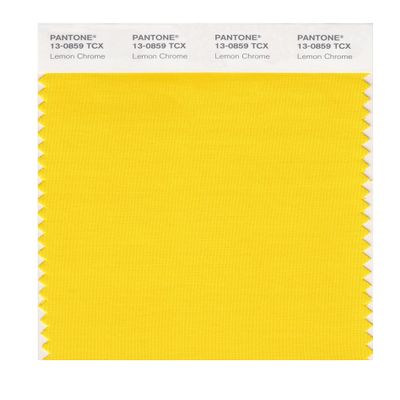 PANTONE SMART 13-0859X Color Swatch Card, Lemon Chrome