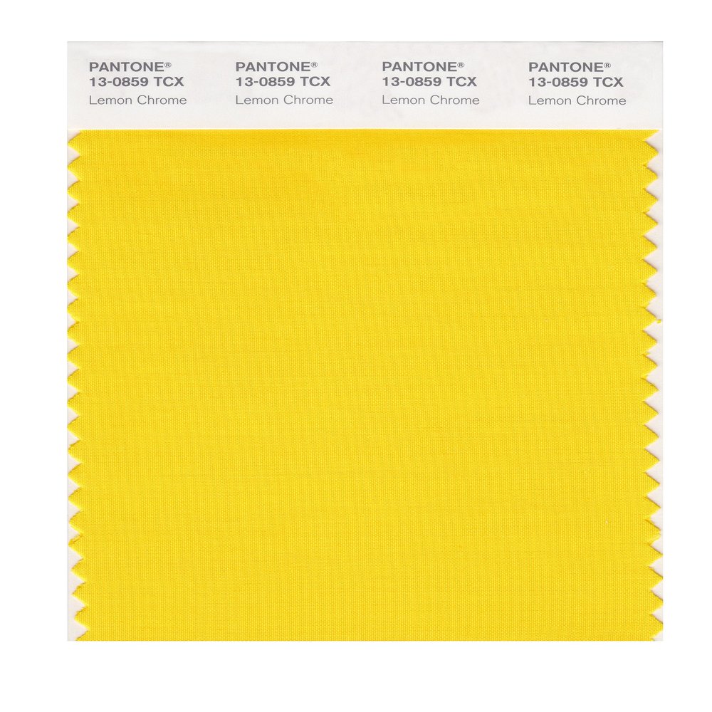 PANTONE SMART 13-0859X Color Swatch Card, Lemon Chrome