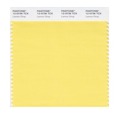PANTONE SMART 12-0736X Color Swatch Card, Lemon Drop