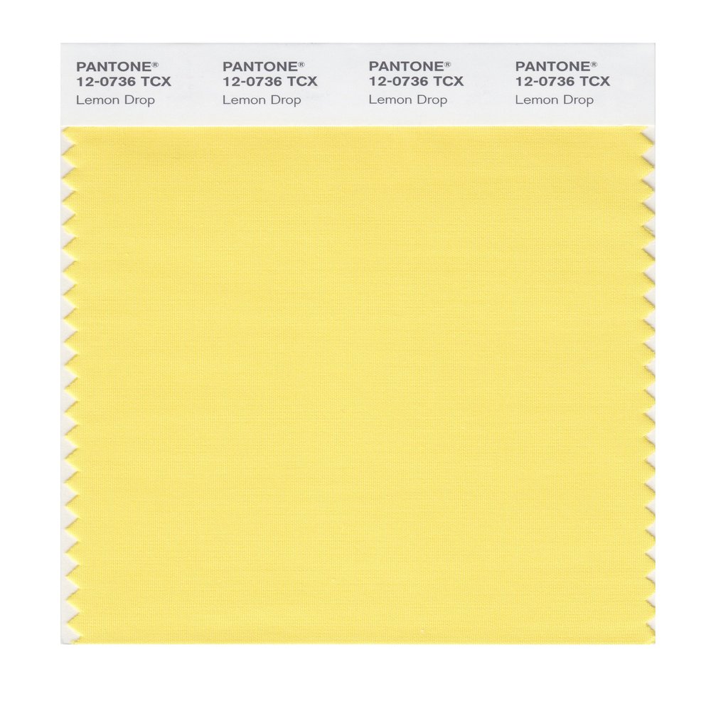 PANTONE SMART 12-0736X Color Swatch Card, Lemon Drop
