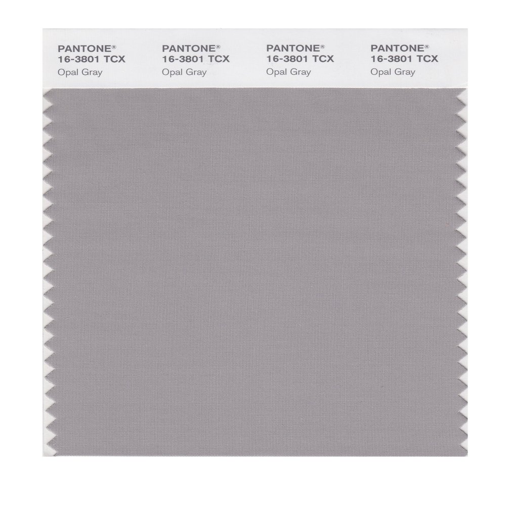 PANTONE SMART 16-3801X Color Swatch Card, Opal Gray