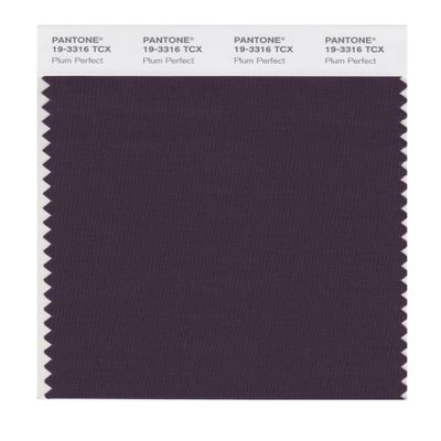 PANTONE SMART 19-3316X Color Swatch Card, Plum Perfect