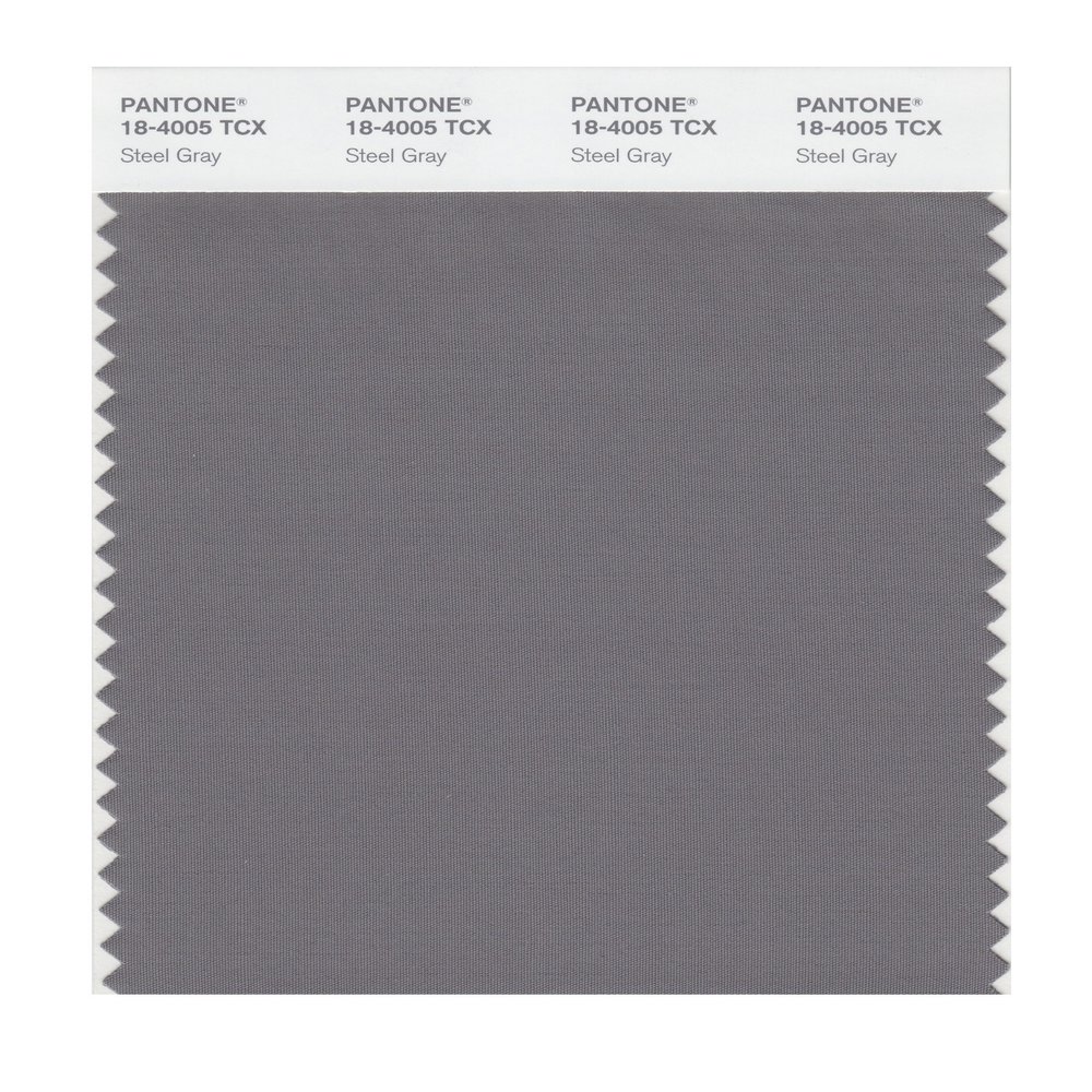 PANTONE SMART 18-4005X Color Swatch Card, Steel Gray
