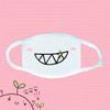 Xshelley 6 Pack Mouth Mask, Unisex Cotton Super Cute Fashion Face Mask Anti-Dust White for Boys and Girls view 4