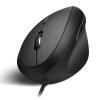 Perixx PERIMICE-519 Wired Ergonomic Vertical Mouse - Portable Small Design - 105x67x58 mm - Right Handed Black view 1