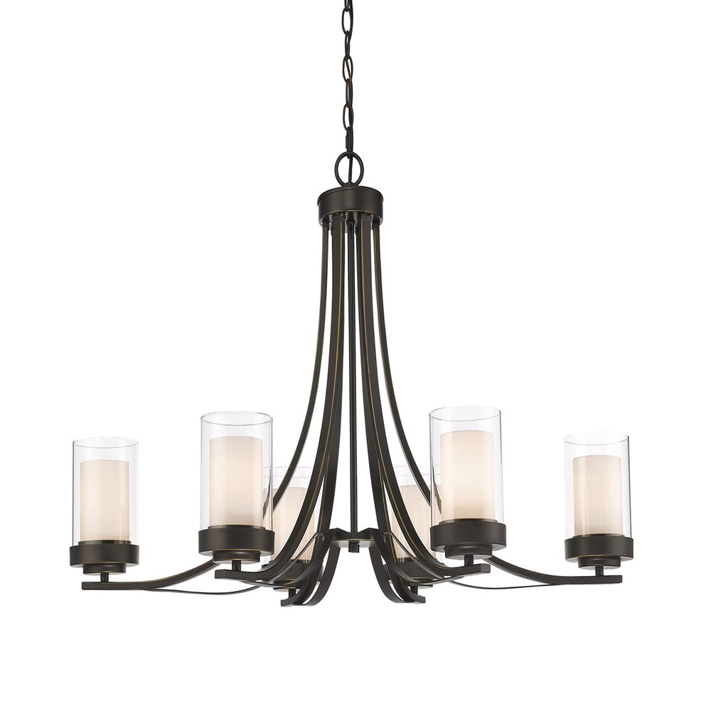Z-Lite 6 Light Chandelier 426-6-OB