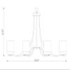 Z-Lite 6 Light Chandelier 426-6-OB view 2