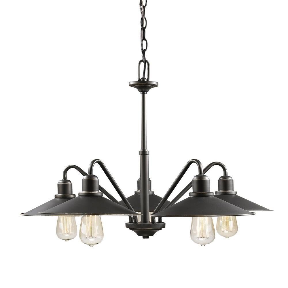 Z-Lite 5 Light Chandelier 613-5-OB