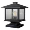 Z-Lite 1 Light Outdoor Pier Mount Light 531PHBS-SQPM-ORB view 1