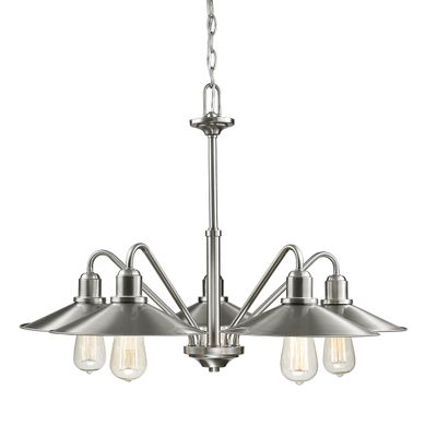 Z-Lite 5 Light Chandelier 613-5-BN