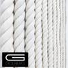 GOLBERG Twisted 100% Natural Cotton Rope - White Cotton Rope - (5/32 Inch x 10 Feet) view 3