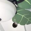 GRAPHICS & MORE Total Solar Eclipse Painted Ceiling Fan and Light Pull Chain view 3