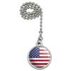 GRAPHICS & MORE United States of America American USA Flag Ceiling Fan and Light Pull Chain view 1