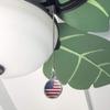 GRAPHICS & MORE United States of America American USA Flag Ceiling Fan and Light Pull Chain view 3