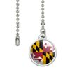 GRAPHICS & MORE Maryland State Flag Ceiling Fan and Light Pull Chain view 2