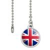 United Kingdom Great Britain Union Jack Country Flag Ceiling Fan and Light view 2