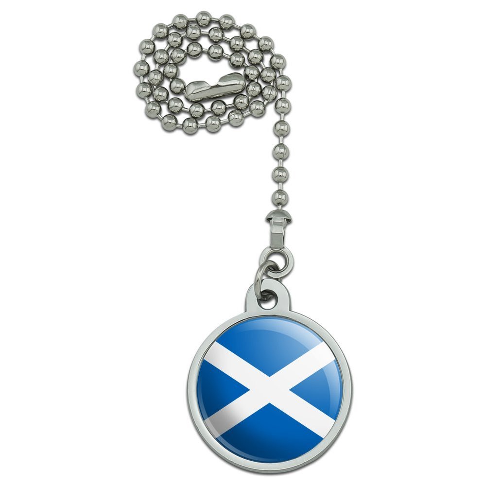 GRAPHICS & MORE Scotland Scottish Country Flag Ceiling Fan and Light Pull Chain