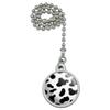 GRAPHICS & MORE Cow Print Black White Ceiling Fan and Light Pull Chain view 1