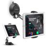 AboveTEK iPad Suction Mount, Phone Tablet Stand Holder with Suction Cup Fits 4"-11" Tablet/Phone/iPad mini/Air, Sticky iPads Mount on Window Bathroom Mirror, for Car Truck Windshield Boat (Black) view 1