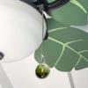 GRAPHICS & MORE Geometric Orange Fox Ceiling Fan and Light Pull Chain view 3