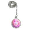 GRAPHICS & MORE Geometric Pink Unicorn Fantasy Ceiling Fan and Light Pull Chain view 1