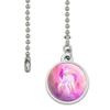 GRAPHICS & MORE Geometric Pink Unicorn Fantasy Ceiling Fan and Light Pull Chain view 2