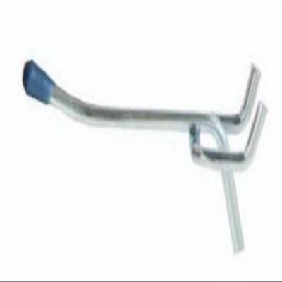 Crawford Zinc Plated Silver Steel 6 in. Peg Hooks 3 pk