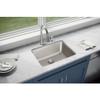 Elkay ELUH231710 Lustertone Classic Single Bowl Undermount Stainless Steel Sink, 10.00 x 18.75 x 25.00 inches view 2
