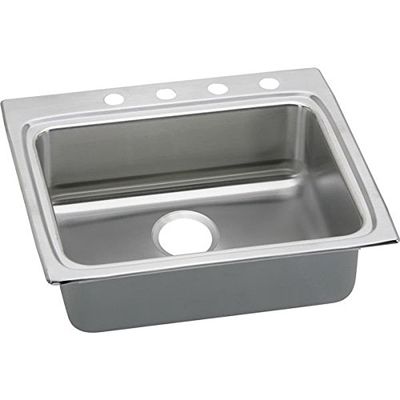 Elkay LRAD2522501 1-Hole Gourmet 22-Inch x 25-Inch Single Basin Drop-Inch Stainless Steel Kitchen Sink