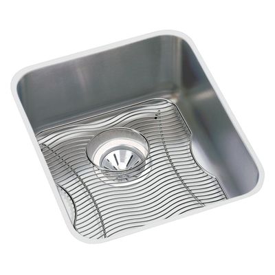 Elkay Lustertone ELUH1616DBG Single Bowl Undermount Stainless Steel Sink Kit