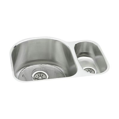Elkay ELUH272010RDBG Harmony Package Kitchen Sink, 26.75" x 20", Stainless Steel