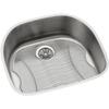 Elkay ELUH2118DBG Lustertone Classic Single Bowl Undermount Stainless Steel Sink Kit view 2