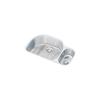 Elkay ELUH322110RDBG Lustertone Classic Offset 70/30 Double Bowl Undermount Stainless Steel Sink Kit view 2