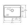 Elkay LRAD312240MR2 18 Gauge Stainless Steel 31" x 22" x 4" Single Bowl Top Mount Kitchen Sink view 2