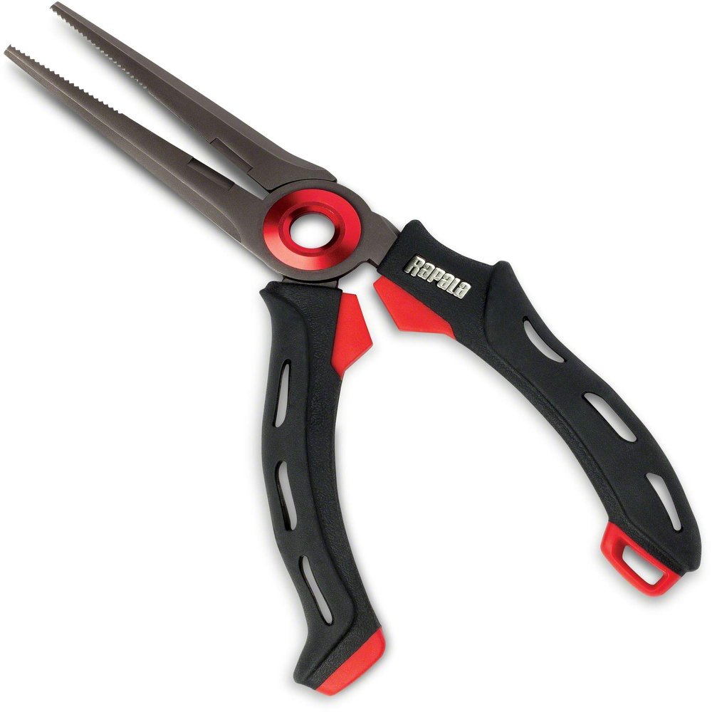 Rapala RMSPP6 Mag Spring Pliers, Black/Red