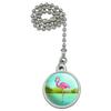 GRAPHICS & MORE Pink Flamingo in Water Ceiling Fan and Light Pull Chain view 1