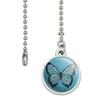 GRAPHICS & MORE Butterfly Artsy Blue Ceiling Fan and Light Pull Chain view 2
