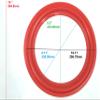 (2) Two New 12" Speaker Foam Surrounds(Cerwin Vega Red) with Instructions & Glue. view 2
