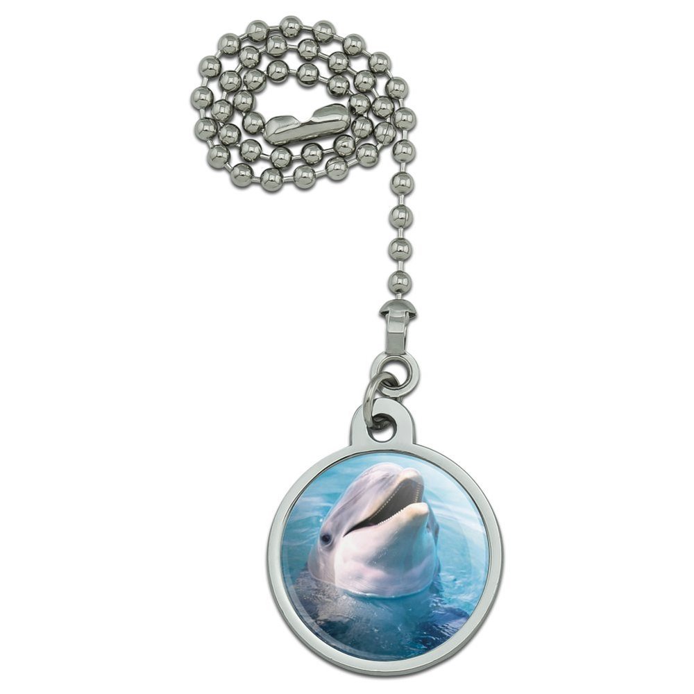 GRAPHICS & MORE Dolphin in The Ocean Ceiling Fan and Light Pull Chain